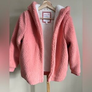 Cat & Jack Blush Pink Fleece Jacket 10/12